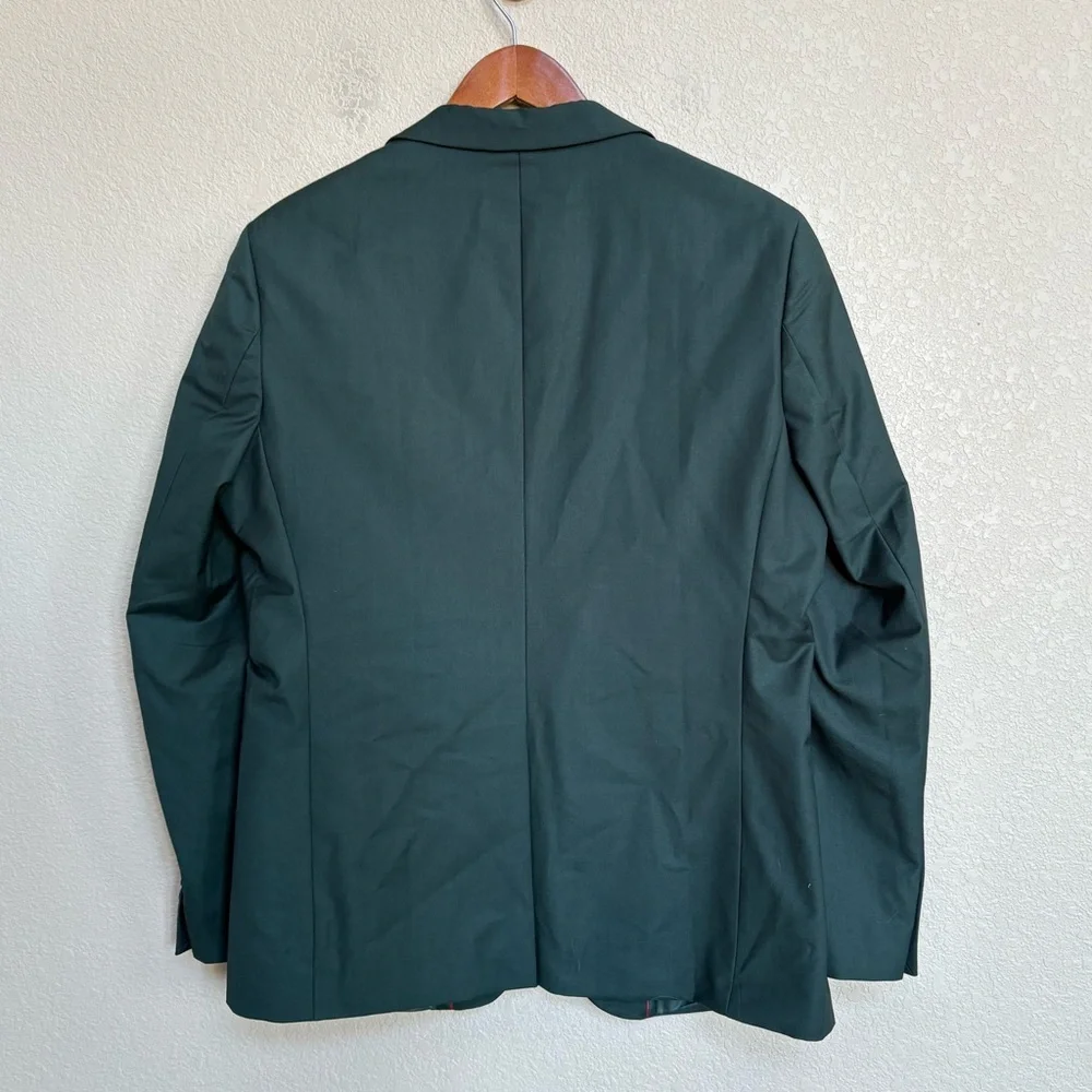 NWT Coofandy Men’s Dark Green Stretch One-Button Blazer Sport Coat M Office